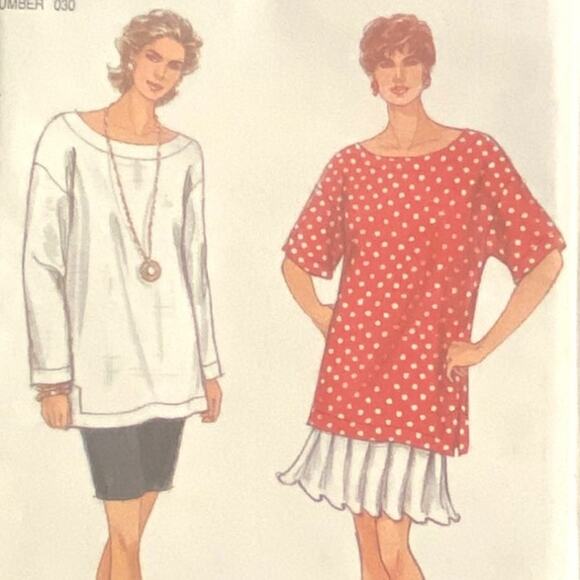 Simplicity 8225 Pattern Top Skirt Miss 8-18 Uncut Vintage Slim Fitted Long - Picture 1 of 6